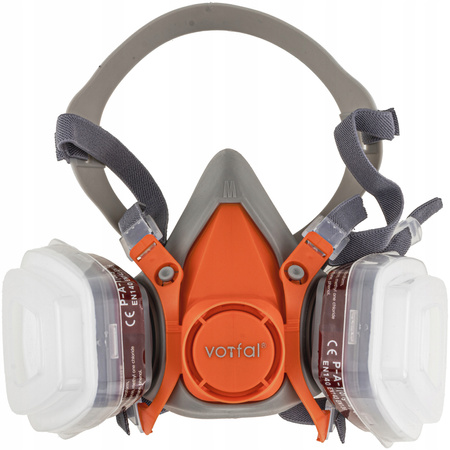 MASKA LAKIERNICZA PÓŁMASKA OCHRONNA PRZECIWPYŁOWA FILTRY WKŁADY