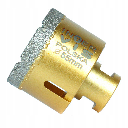 Otwornica diamentowa do ceramiki, kamienia, gresu, glazury 55 mm M14