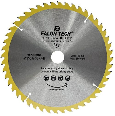 TARCZA DO CIĘCIA DREWNA WIDIA 255 / 30 T48 PRO