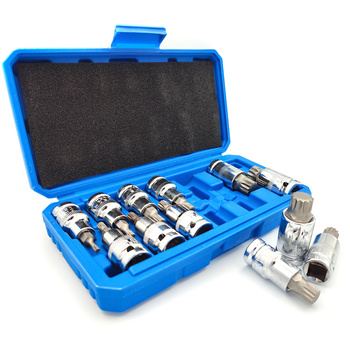 ZESTAW KLUCZY WPUSTOWYCH NASADKI SPLINE M4-M20, 1/2", 12 szt.