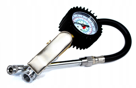 PISTOLET DO POMPOWANIA KÓŁ Z MANOMETREM TIR TG8