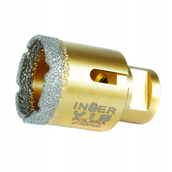 Otwornica diamentowa do ceramiki, kamienia, gresu, glazury 40 mm M14