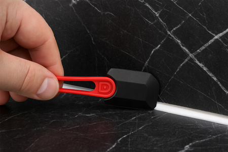 SZPACHELKA ŁOPATKA DO NAKŁADANIA SILIKONU FUG SOLIDNA WYTRZYMAŁA 5W1 190 MM