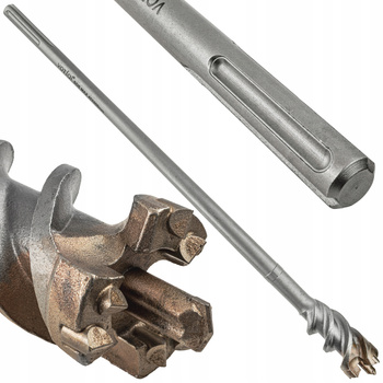 WIERTŁO WIDIOWE DO MURU PRZEBICIOWE FREZ SDS MAX 45X600MM KAMIENIA BETONU