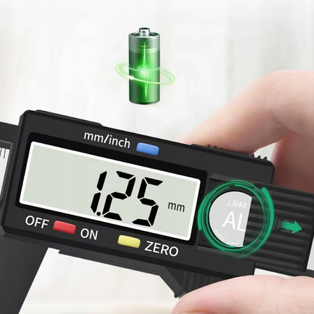 SUWMIARKA ELEKTRONICZNA CYFROWA 150 mm ELEKTRYCZNA LCD + ETUI 2 BATERIE