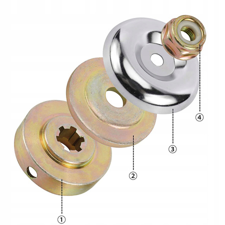 ZESTAW PODKŁADKI DO MOCOWANIA PRZEKŁADNI NAKRĘTKA