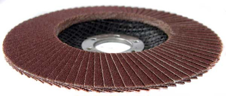 TARCZA LAMELKOWA LISTKOWA SZLIFOWANIA 125 GR 36 MF