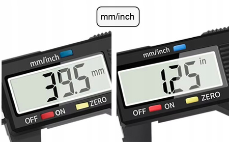 SUWMIARKA ELEKTRONICZNA CYFROWA 150 mm ELEKTRYCZNA LCD + ETUI 2 BATERIE