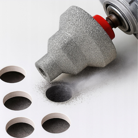 FREZ STOŻKOWY OTWORNICA DIAMENT STOŻEK SZLIFOWANIA GRESU M14 20 35 50 MM