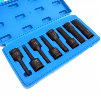 KLUCZE NASADOWE IMBUS TRZPIEŃ HEX 1/2 UDAROWE 8 el