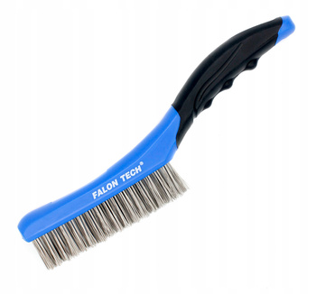 SZCZOTKA DRUCIANA DRUCIAK STALOWA 260mm 4-rzędowa DO CZYSZCZENIA RDZY FARBY