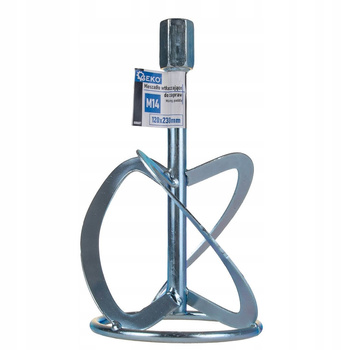 Mieszadło budowlane 120x230 M14 do kleju, zapraw, betonu, farb OCYNK