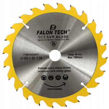 TARCZA DO CIĘCIA DREWNA WIDIA 185 / 20 T24 PRO