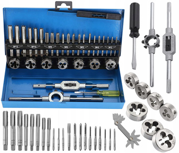 ZESTAW NARZYNEK I GWINTOWNIKÓW WALIZKA KALIBROWNIK 32 ELEMENTY M3-M12