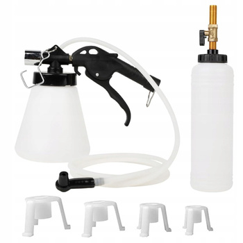 ZESTAW DO ODPOWIETRZANIA HAMULCÓW WYSYSARKA WYMIANY PŁYNU HAMULCOWEGO