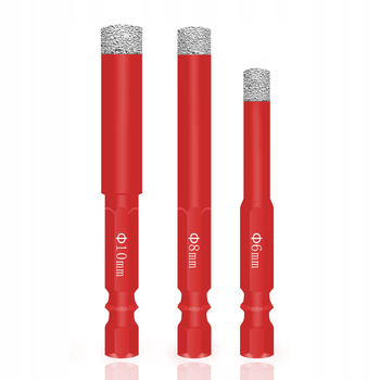 OTWORNICA WIERTŁO DIAMENTOWE DO GRESU HEX 6 8 10