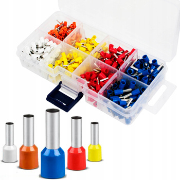 Zestaw końcówek tulejkowych tulejek 0,5-2,5mm x500
