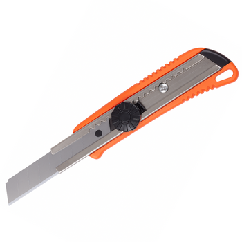 NÓŻ METALOWY UNIWERSALNY 18 MM DO TAPET WYKŁADZIN SOLIDNA BLOKADA OSTRZA