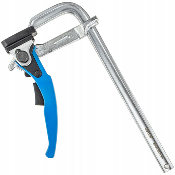 ŚCISK STOLARSKI DŹWIGOWY 200 X 80 MM SPAWALNICZY KUTY ZAPADKOWY ŚLUSARSKI