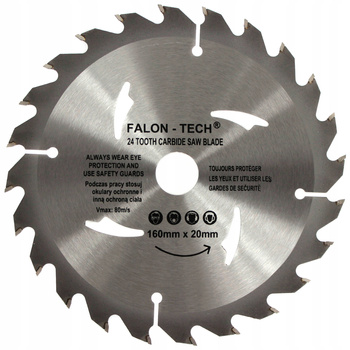 TARCZA PIŁA DO DREWNA WIDIA FT 160 x 20 T24