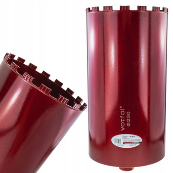 WIERTŁO KORONOWE DIAMENTOWE DO BETONU 230 x 450mm WIERTNICA OTWORNICA