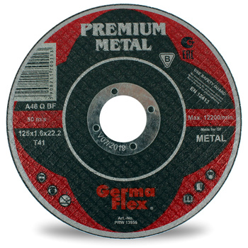 TARCZA DO CIĘCIA METALU 125 x 22,2 x 1,6 PREMIUM