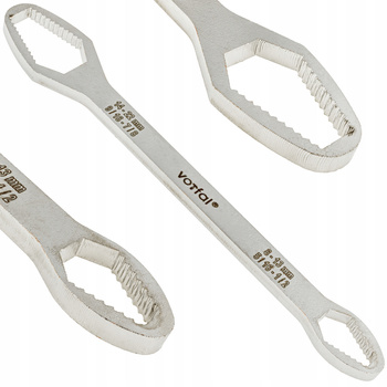 Uniwersalny klucz płaski oczkowy dwugłowicowy calowy 8-22mm torx