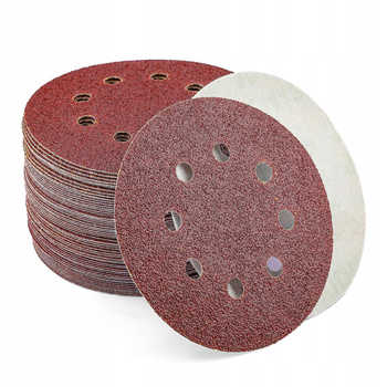 50x PAPIER ŚCIERNY 125 KRĄŻKI RZEP DO SZLIFIERKI OSCYLANYJNEJ OTWORY P180