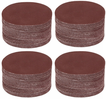 PAPIER ŚCIERNY 125 KRĄŻKI NA RZEP DO SZLIFIERKI ZESTAW 200 SZT