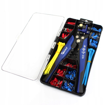 Szczypce do ściągania izolacji i zaciskania 5w1