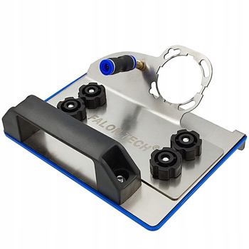 PRZYSTAWKA DO SZLIFIERKI KĄTOWEJ DO FAZOWANIA GRESU PŁYTEK pod KĄTEM 45°