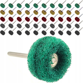 SZCZOTKI POLERSKIE SZCZOTKA DO MINI SZLIFIERKI TYPU DREMEL 20 MM 50 EL.