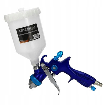 PISTOLET LAKIERNICZY DO MALOWANIA WYMIENNE DYSZE HVLP ZBIORNIK 600ml
