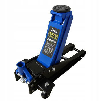 PODNOŚNIK SAMOCHODOWY ŻABA NISKOPROFILOWY 3,0T - DWUTŁOKOWY Z GUMĄ