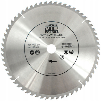 Tarcza cięcia drewna piła widiowa 350x32 60T