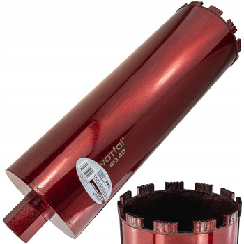 WIERTŁO KORONOWE DIAMENTOWE DO BETONU 140 x 450mm WIERTNICA OTWORNICA