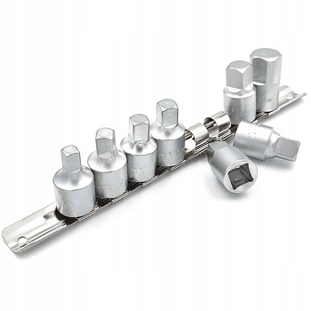 KLUCZE NASADOWE DO KORKÓW SPUSTOWYCH MISKI OLEJU NASADKI KOŃCÓWKI 8 SZT