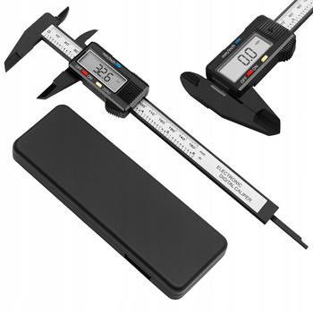 SUWMIARKA ELEKTRONICZNA CYFROWA 150 mm ELEKTRYCZNA LCD + ETUI 2 BATERIE