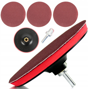 DYSK ELASTYCZNY Z RZEPEM 180 SZLIFIERKĘ WIERTARKĘ