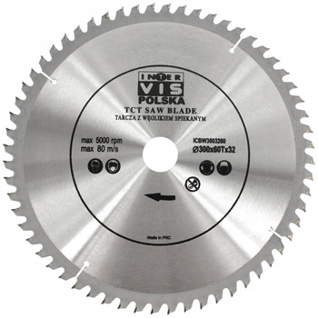 TARCZA PIŁA DO DREWNA WIDIA 300 / 32 T60 INTER