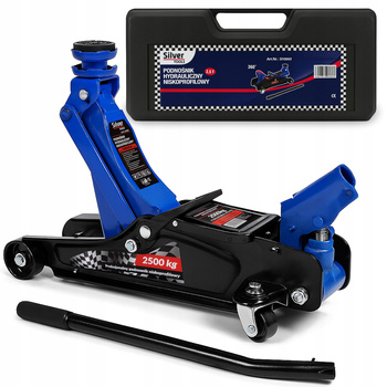 PODNOŚNIK HYDRAULICZNY NISKOPROFILOWY 2,5 T W WALIZCE OBROTOWA RĄCZKA