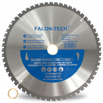 TARCZA PIŁA WIELOZADANIOWA TCT FALON-TECH 300 60z