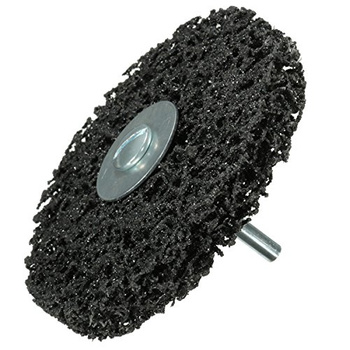 DYSK KRĄŻEK DO USUWANIA RDZY MURZYN 115 mm TRZPIEŃ