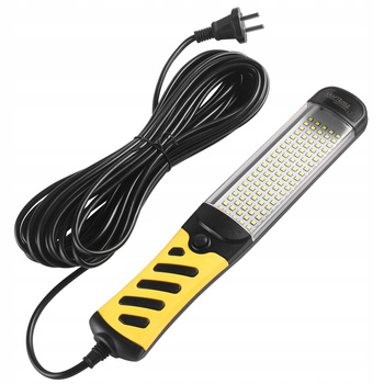 Latarka warsztatowa Lampka LED 20W - 100 diod, hak, magnes, przewód 10m