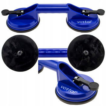 UCHWYT PRZYSSAWKA DO NOSZENIA SZYB 2x120mm 100 KG