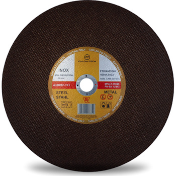 TARCZA DO CIĘCIA METALU STALI NIERDZEWNEJ INOX 400 x 32 x 4,0 mm