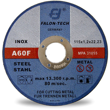 TARCZA DO CIĘCIA METALU inox 115 x 1,0 FALON TECH