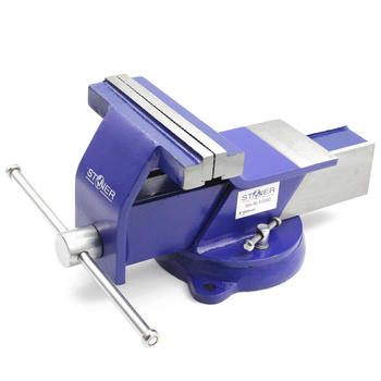 Imadło Ślusarskie Obrotowe 360° - 5" 125mm –  Kowadło Mocne Stalowe