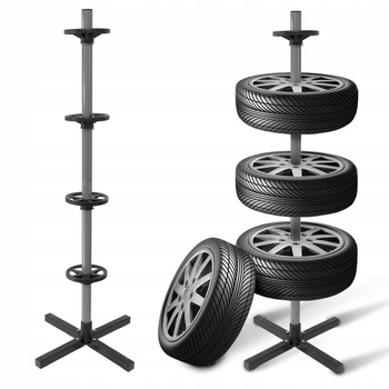 STOJAK NA KOŁA OPONY FELGI WIESZAK REGAŁ STELAŻ