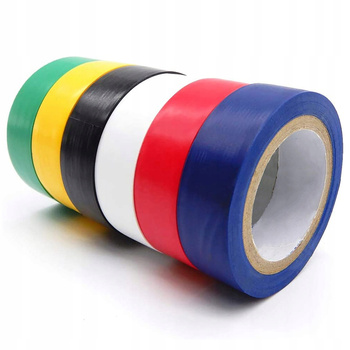 MOCNA TAŚMA IZOLACYJNA PCV WODOODPORNA KOLOROWA 6